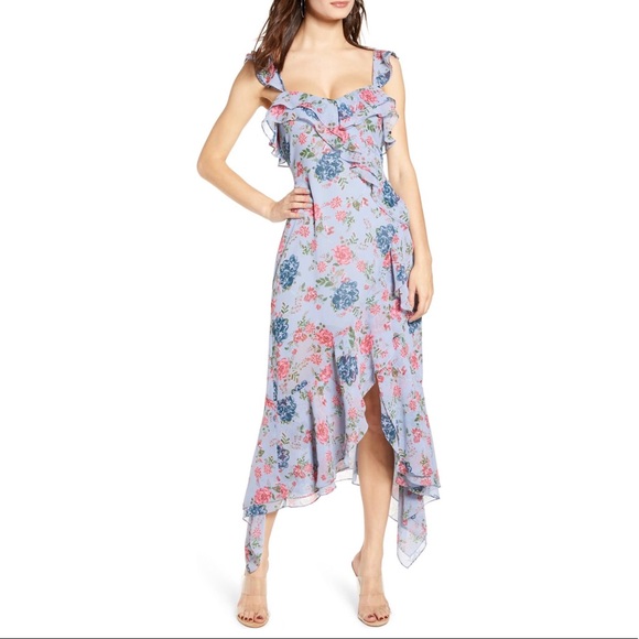 WAYF Issy Ruffle Dress - Picture 2 of 6